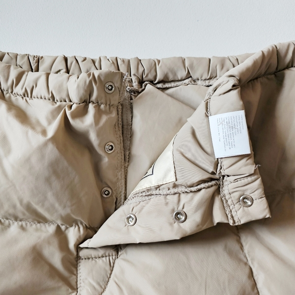 Vintage 80s Walls Blizzard-Pruf Down Ski Pants XL Tall Beige USA Made Workwear - Picture 6 of 16